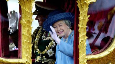 Quote of the day by Queen Elizabeth: "When life seems hard, the courageous do not lie down and accept defeat; instead, they…" - a timeless lesson on courage, perseverance and hope in difficult times