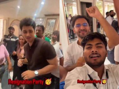 Viral 'CJP resignation party' video allegedly shows Saurav Das, Ashutosh Ranka dancing at a hotel after Dharmendra Pradhan quits