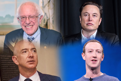 Bernie Sanders Slams Musk, Bezos, and Zuckerberg's Fortunes: Critics Question His Own $2.5M Net Worth