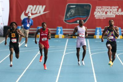 Noah Lyles suffers rare 200m loss after pulling up with cramp in US Championship
