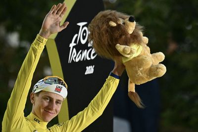 ‘I’m not thinking about any history, clubbing, or whatever' - Tour de France winner Tadej Pogačar has his name in lights but keeps his feet on the ground