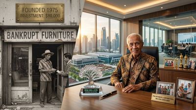 A 95-year-old CEO bought a bankrupt furniture store for $80,000 in 1975, then quietly built an $858 million business and gave millions away