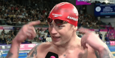 Adam Ramsay-Peaty snubs family in Commonwealth Games interview as he praises wife Holly and tells of 'whirlwind' 24 hours