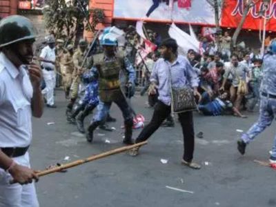 Two more held in Kolkata protest violence over NEET paper leak, police reconstruct crime scene