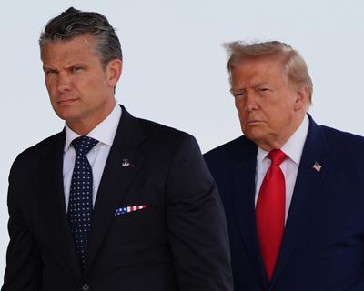Trump backs Pete Hegseth amid renewed tensions with Iran – as it happened