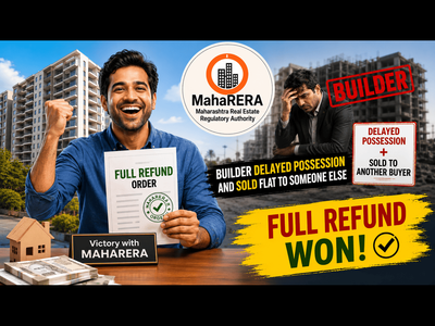 Homebuyer booked flat for Rs 18 lakh in 2010, later finds builder sold the flats to third party: Mumbai man wins full refund with interest, penalty on developer