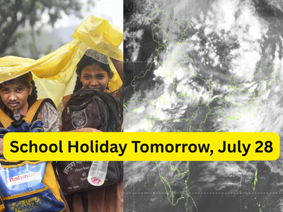 School Holiday Tomorrow, July 28: Will schools remain closed on Tuesday as IMD predicts heavy rainfall in several states?