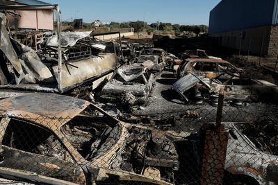 Europe wildfires: Photos show huge areas of Spain and France destroyed as rare fire cloud looms