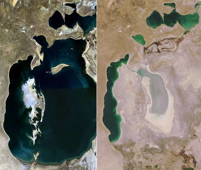 Uzbekistan’s Aral Sea shrank from the world’s fourth-largest lake to near extinction: A €100 million plan aims to send water back