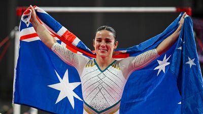 'Don't be poo': Aussie gymnast quells doubts with gold