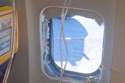 Ryanair ‘asked to rebook flight for man almost sucked out of window’