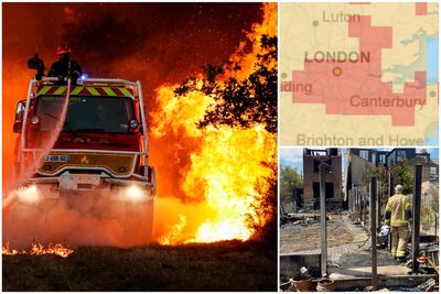 Threat of France-style wildfires 'on our doorstep,' warns Sadiq Khan as London faces 'exceptional' risk this week