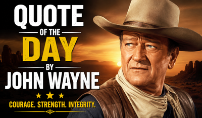 Quote of the day by John Wayne: “I don’t like quitters. Especially when they’re not...” — Inspiring life lessons on perseverance, discipline, resilience, accountability, mental toughness, personal growth, and why finishing what you begin often shapes lasting success by the legendary American actor and Western film icon