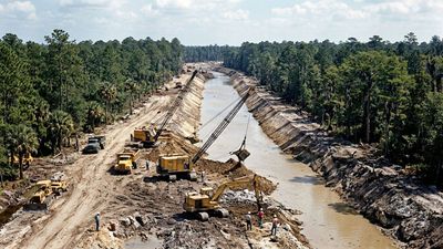 In 1964, Florida began building a canal across the state. The $110 million project failed but created an unexpected legacy