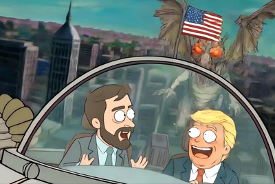 White House posts bizarre ‘Rick and Morty’-style cartoon of Trump and Vance after creator’s revealing admission