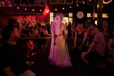 Syrian dancer leads Berlin Pride tribute after deadly attack, in photos