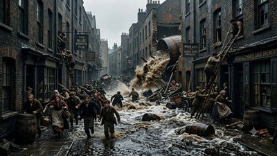 London Beer Flood: The strange 1814 disaster when a river of beer swept through the city and killed 8 people