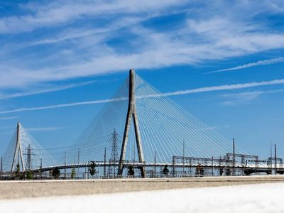 US-Canada bridge opens in Detroit even as trade disputes test the neighbors' ties