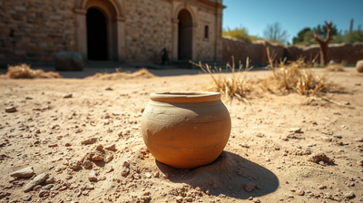 A 400-year-old Native American pot lay buried beneath a Spanish mission in Florida until archaeologists found it completely intact