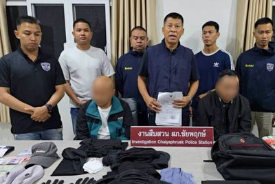 Two Chinese burglary suspects arrested at Suvarnabhumi