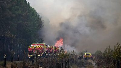 'Most severe since World War II': Macron as France's wildfires rage across thousands of hectares