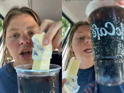 'Americans eating like': Rynair mocks US eating habits, shares viral video of a girl dipping butter in cola drink