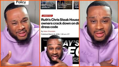 Man allegedly gets people banned from Ruth’s Chris steakhouse for how they dress. He’s proud of it and wants the restaurant to pay him