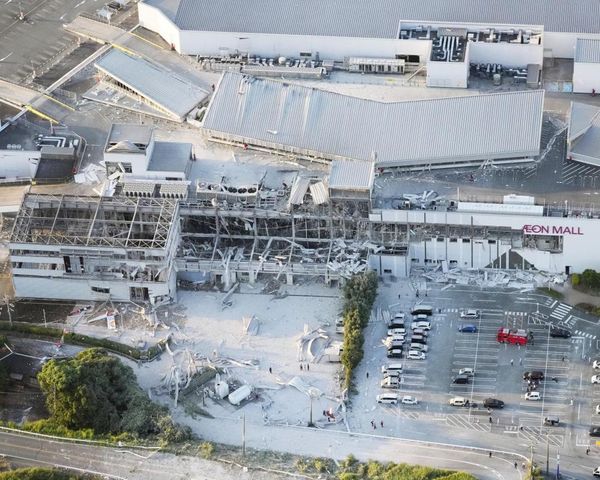 Multiple people trapped inside shopping centre in Japan after earthquake – live updates