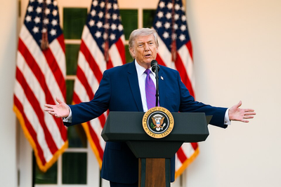 Trump Says He Is 'Running Against Communists' After Heckler Calls Him 'Pedophile Protector' During Speech