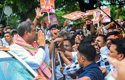 Dharmendra Pradhan receives welcome in Odisha after stepping down as education minister over NEET row