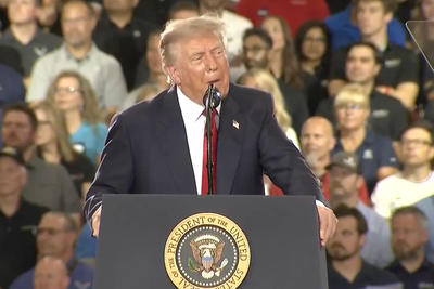 Donald Trump branded ‘paedophile protector’ by heckler in Michigan crowd