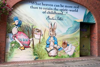 Beatrix Potter murals unveiled to mark 160th anniversary of author’s birth