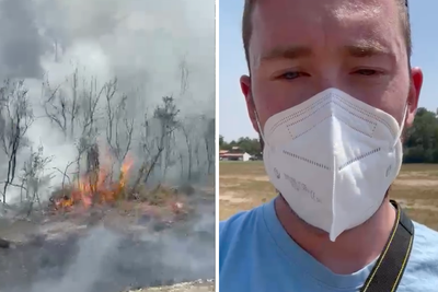 ‘I can taste smoke’: On the frontlines of France’s wildfire crisis as thousands forced to flee homes