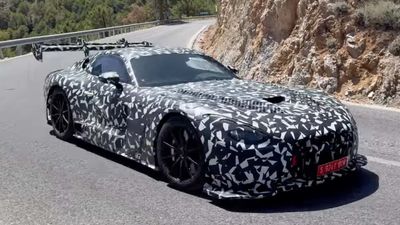 Spied: Mercedes-AMG GT Black Series Shows Off Its Big Wing And V8 Sound