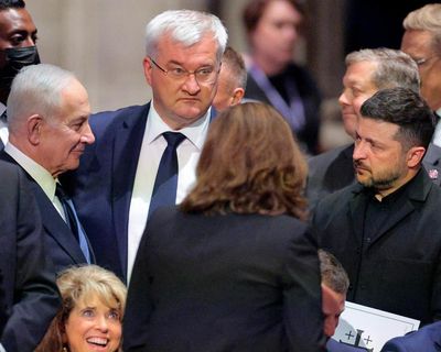 Rising Zelenskyy and falling Netanyahu cross paths in chaotic White House
