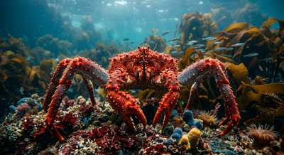 In the 1960s, giant Red King crabs were introduced to the Barents Sea by the Soviets, then everything changed