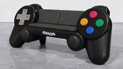 This PlayStation controller sofa just jumped to the top of my lust list