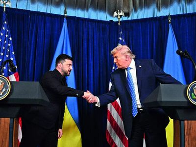 Trump, Zelenskiy discuss peace talks, Patriot missile production