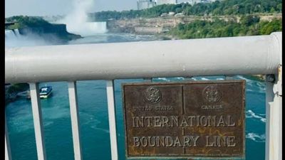 Why do people claim they crossed over to Canada from the US border by mistake?
