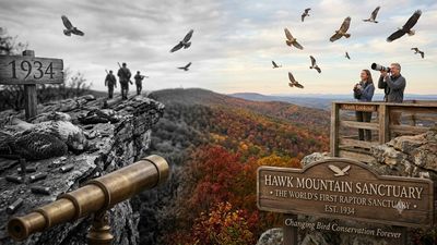 In 1934, this Pennsylvania mountain went from a hawk killing ground to the world's first raptor sanctuary and changed bird conservation forever