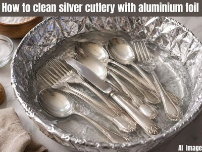 How to clean silver cutlery with aluminium foil: The science-backed trick that restores shine in minutes