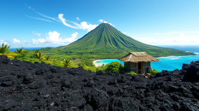 Inside one of America's most active volcanoes: How Pagan Island became home to just two residents