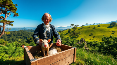 In the 1770s, Captain Cook released pigs and goats in New Zealand to feed future sailors. Their descendants still threaten the country's native forests today