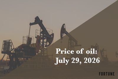 Current price of oil as of July 29, 2026
