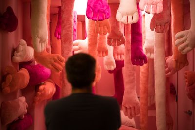 How artists transformed a former hospital in Los Angeles to examine human emotions