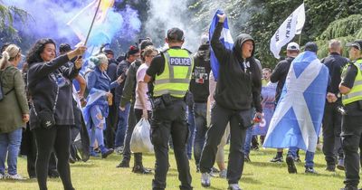 Police chief condemns 'disgraceful scenes' after far-right violence in Glasgow