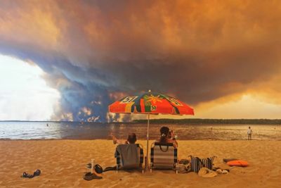 The photo that sums up Europe’s wildfire summer