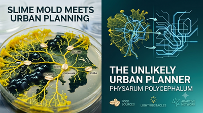 In 2010, scientists found a slime mold that designed transport networks like Tokyo's rail system