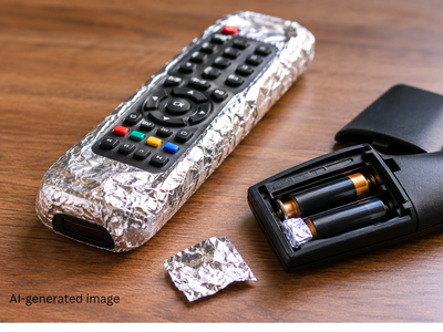 Why are people wrapping their TV remote in aluminium foil? The truth behind the viral hack