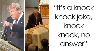 Trump’s Most Chaotic Moments From Lindsey Graham’s Funeral As He Appears To Fall Asleep After Mocking Senator